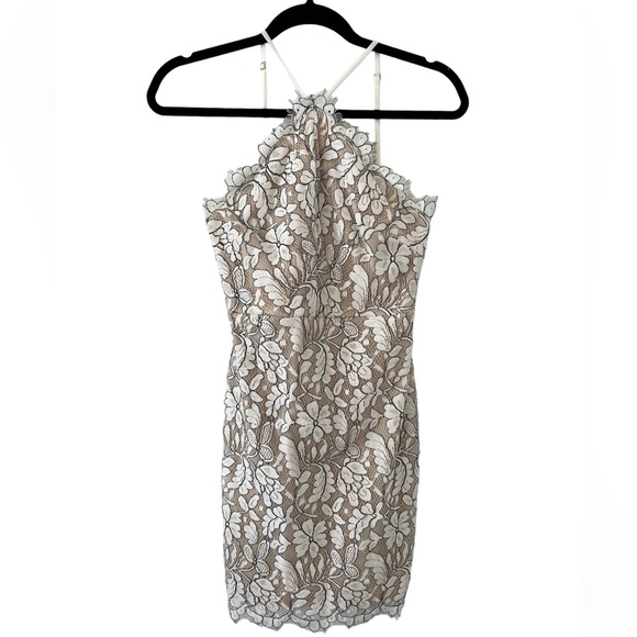 Lulus lace halter top dress size small - Picture 3 of 12